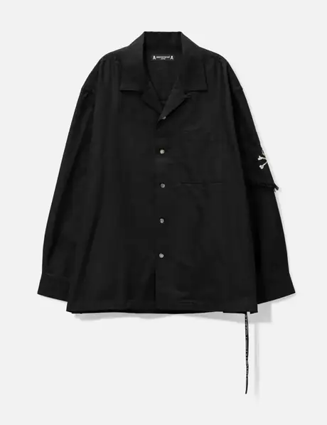 Mastermind Japan Bandana Open Collar Long Sleeve Shirt