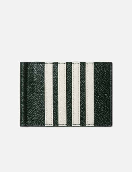 Thom Browne Pebble Grain Leather 4-Bar Money Clip Wallet