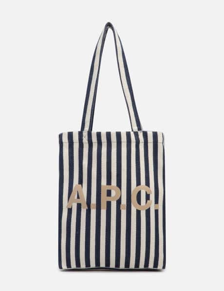 A.P.C. Lou Stripe Tote Bag