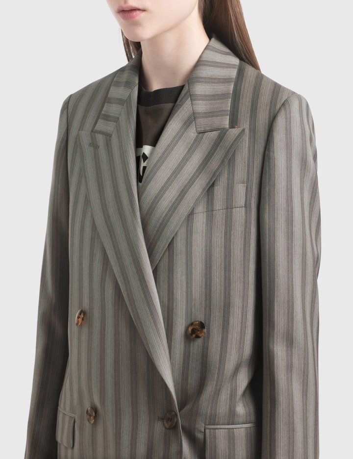 Double-breasted Pinstripe Jacket Placeholder Image