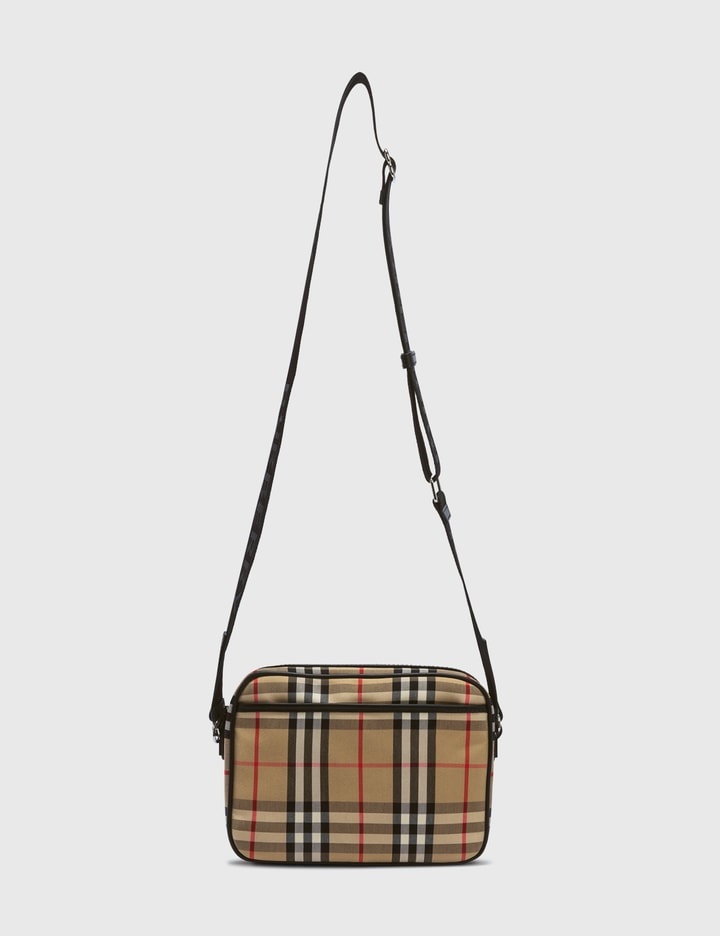 Vintage Check and Leather Crossbody Bag Placeholder Image