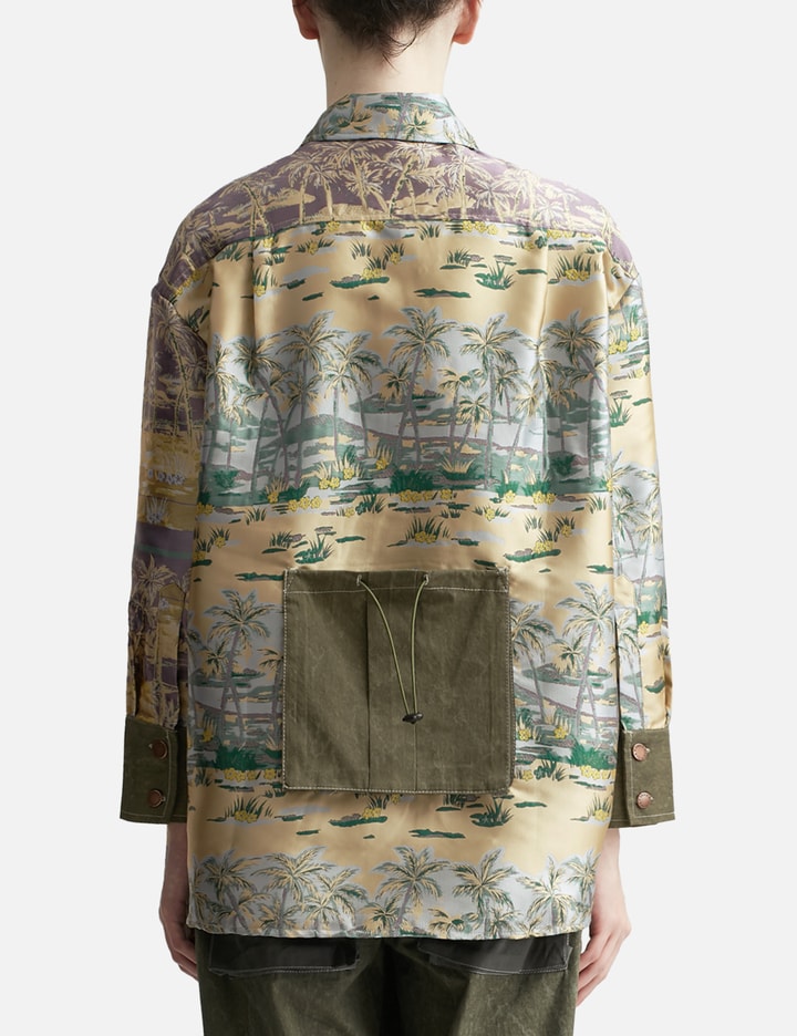 Unisex Contrasting Vintage Tropical Overshirt Placeholder Image