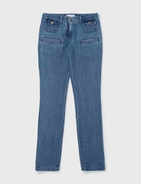 chanel CHANEL REGULAR FIT JEANS