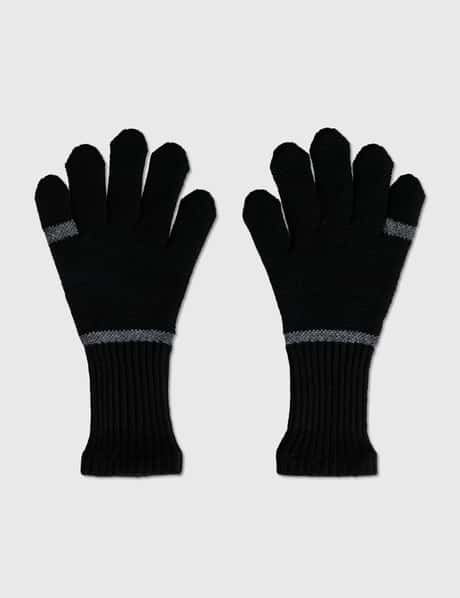 Sacai Bicolor Knit Gloves