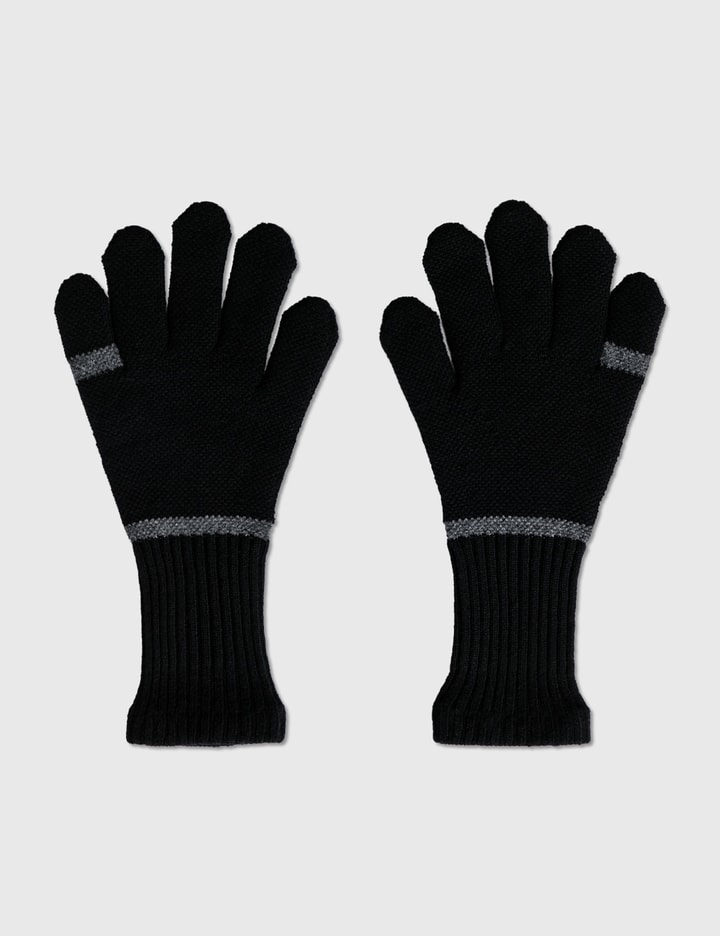 Bicolor Knit Gloves Placeholder Image