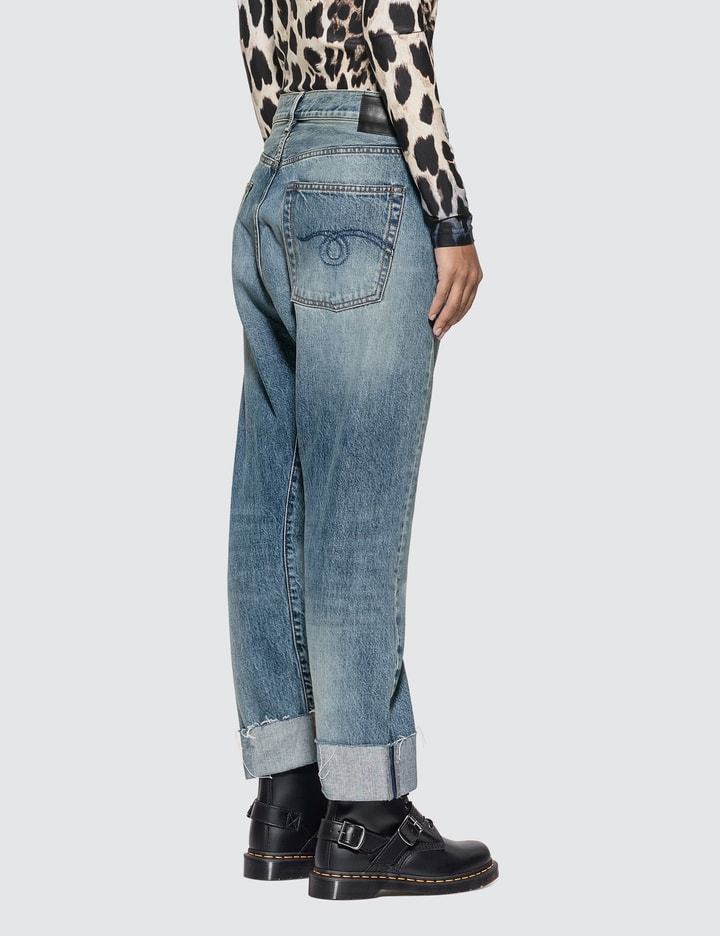 Crossover Asymmetric-waist Jeans Placeholder Image