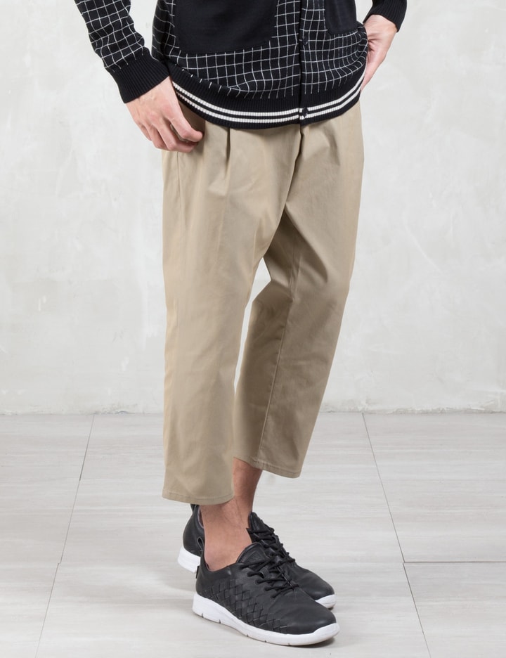 Pleated Crop Pants Placeholder Image