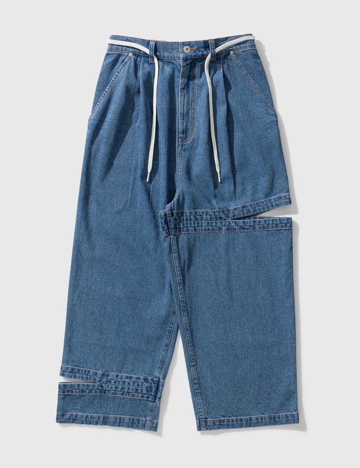 Bri Bri Contrast Stitching Jeans Placeholder Image