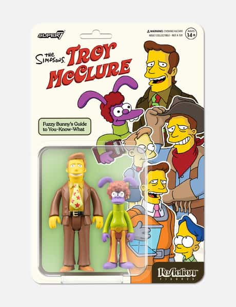 Super 7 The Simpsons ReAction Wave 2 - Troy McClure (Fuzzy Bunny’s Guide To You-Know-What)