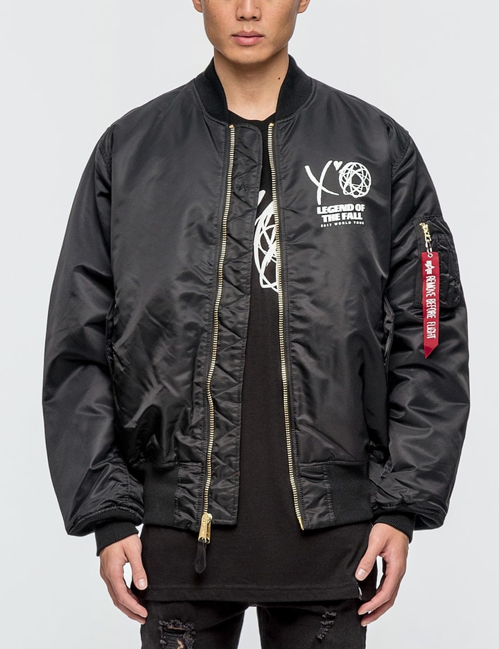 The Weeknd Futura XO Cross Bomber Jacket