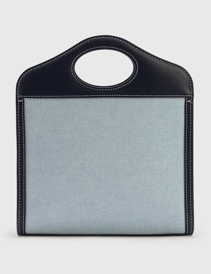 Mini Two-tone Canvas and Leather Pocket Bag Placeholder Image