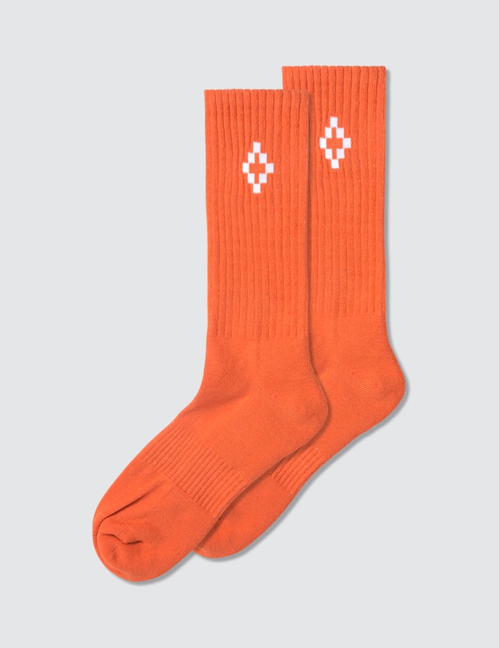 Cross Sideway Midhigh Socks Placeholder Image