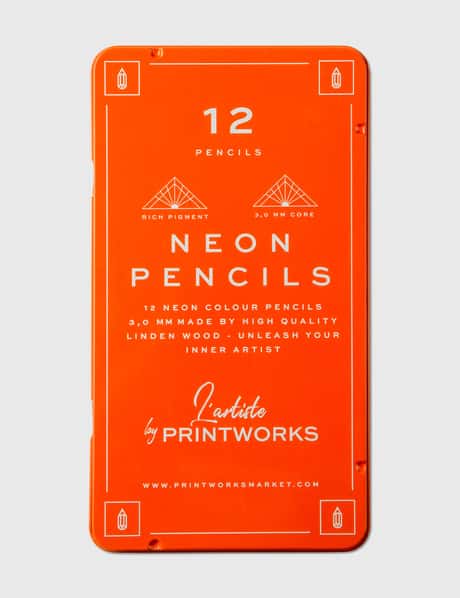 Printworks 12 Color Pencils - Neon