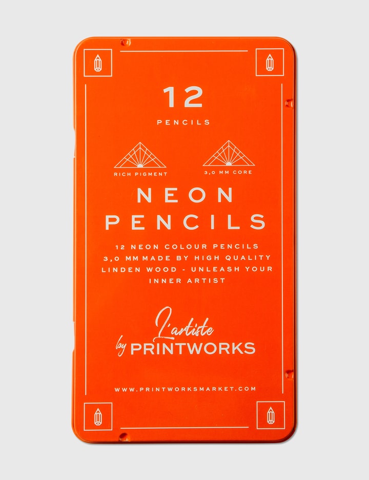 12 Color Pencils - Neon Placeholder Image