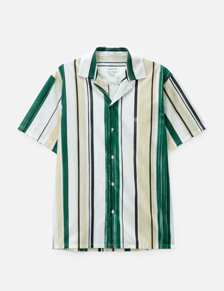 Lanvin Bowling Shirt With Printed Stripes