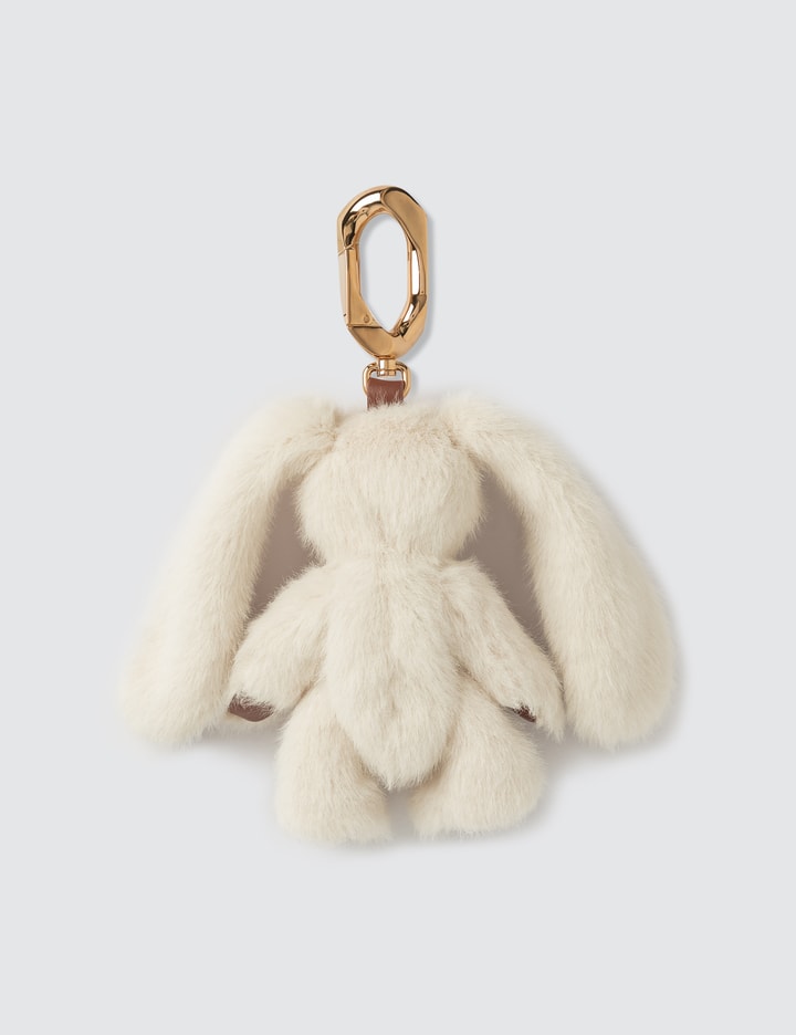 Embellished Faux Fur and Leather Rabbit Charm Placeholder Image