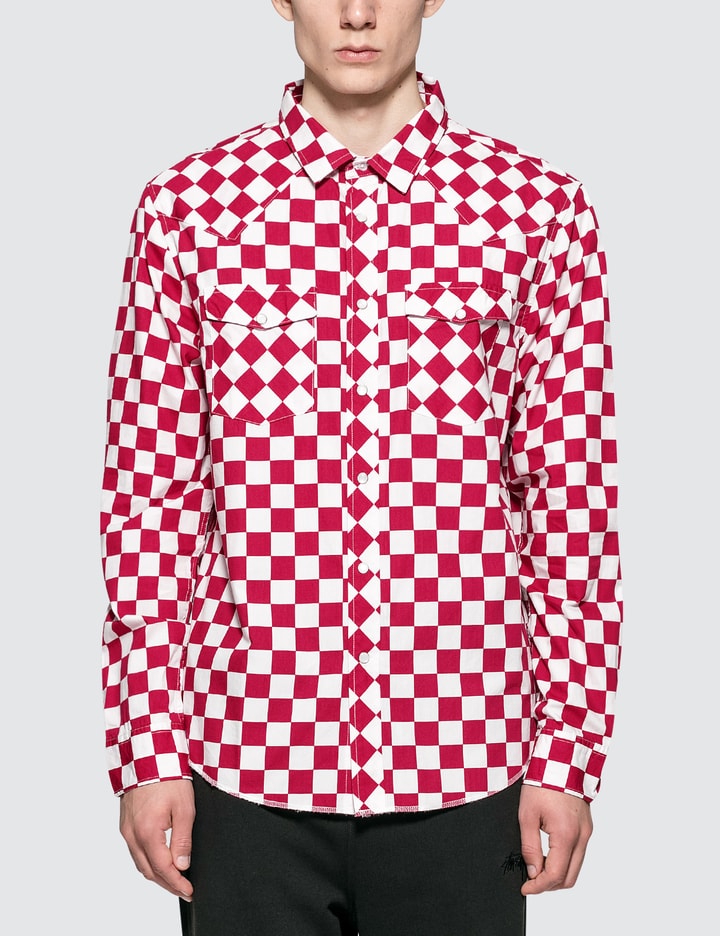 Checker Western L/S Shirt Placeholder Image