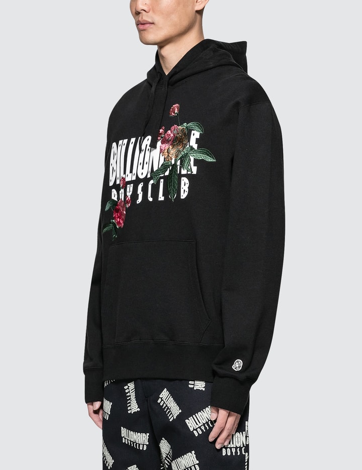 Embroidered Floral Popover Hoodie Placeholder Image