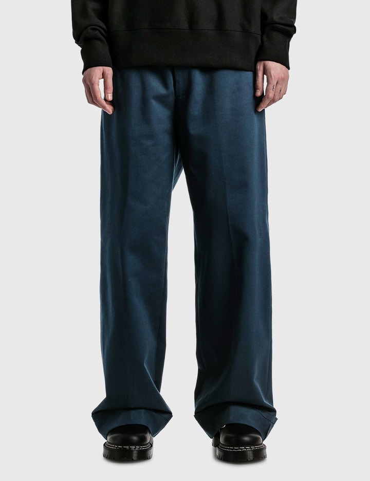 LONG WIDE-LEG TROUSERS Placeholder Image