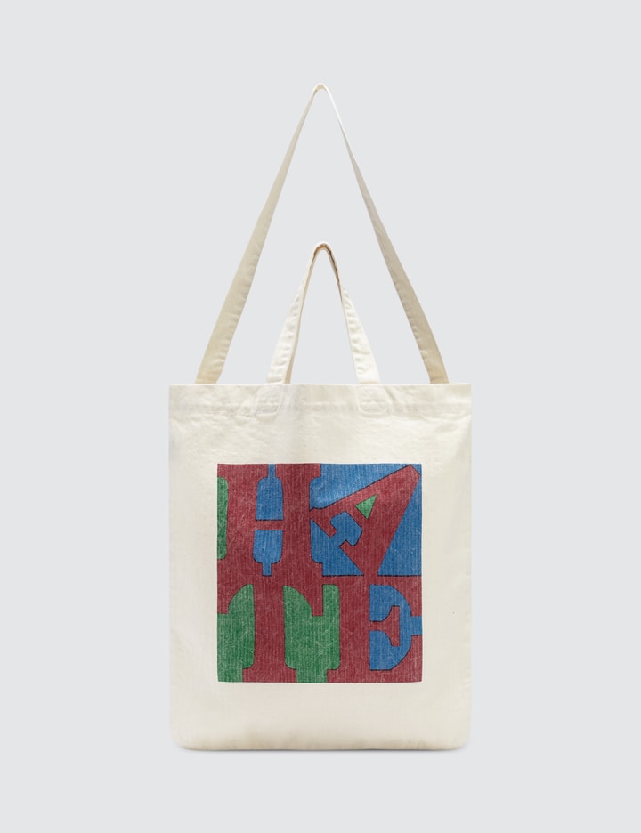 Sync.-D*FACE "Hate" Herringbone 2way Tote Bag Placeholder Image