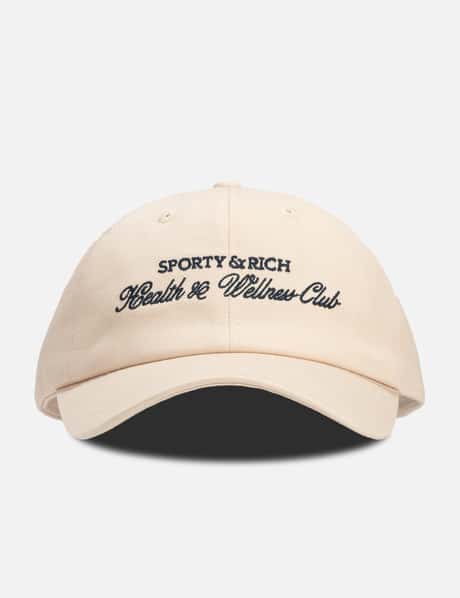 Sporty & Rich H&W Club Embroidered Hat Cream/Navy