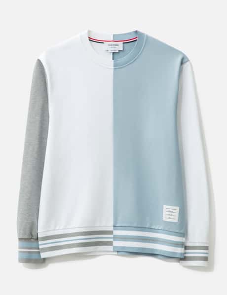 Thom Browne Funmix Colour-Block Cotton Sweatshirt