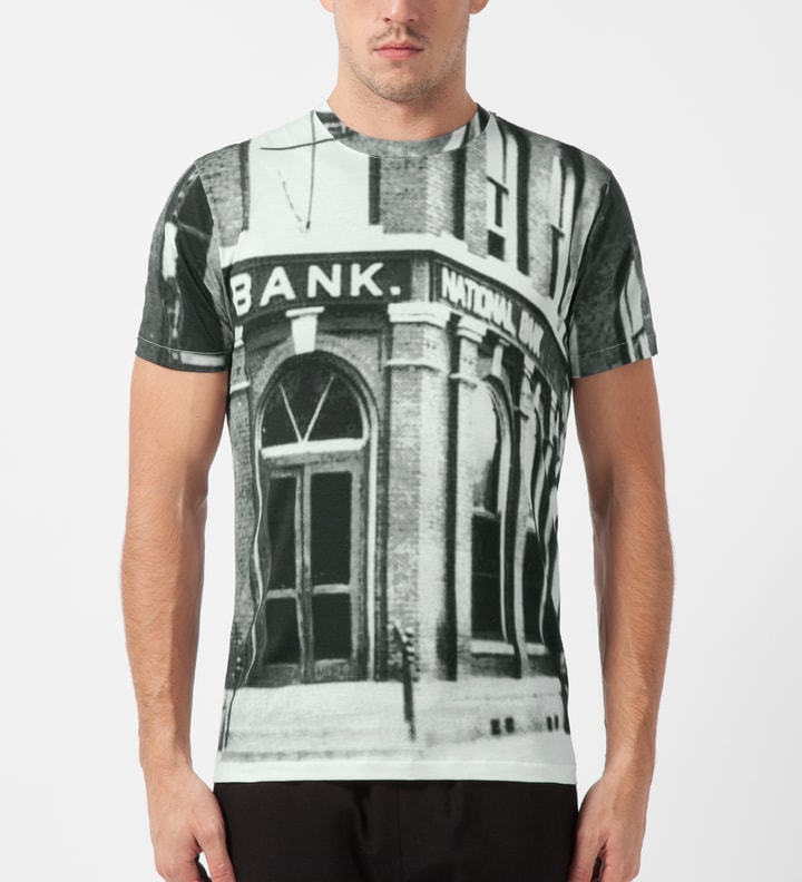Black/White Bank Jersey T-Shirt Placeholder Image