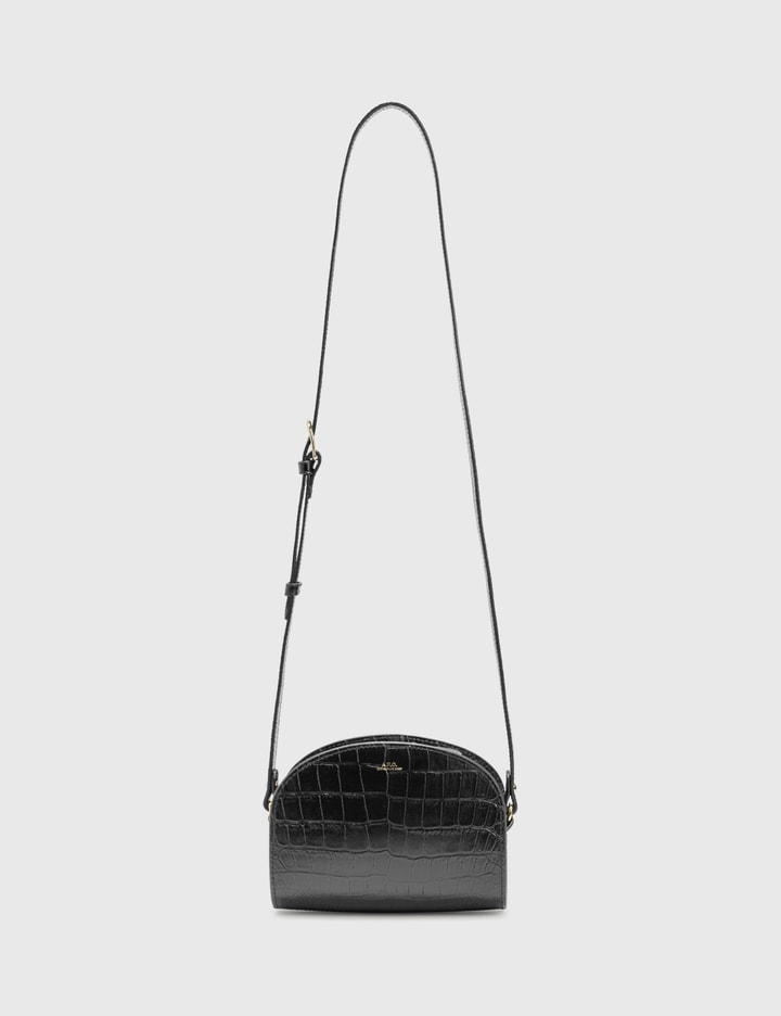 Demi-Lune Mini bag In Embossed Croco Placeholder Image