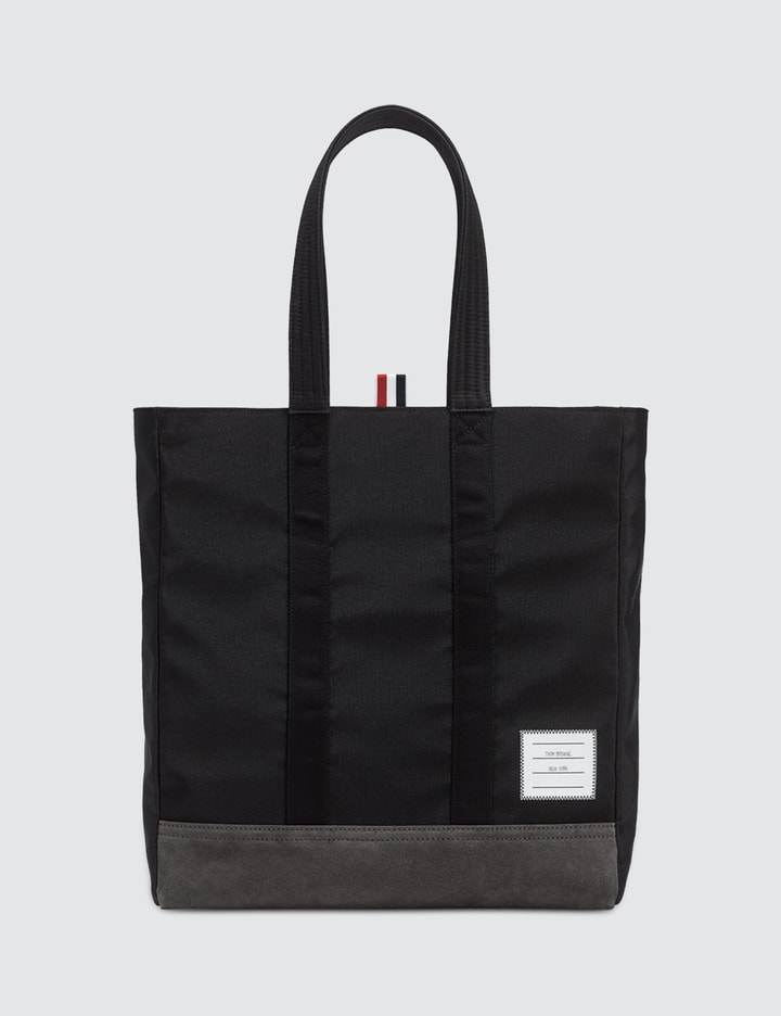 Unstructured Tote In Nylon Tech W/ Jersey Backing + Suede Placeholder Image