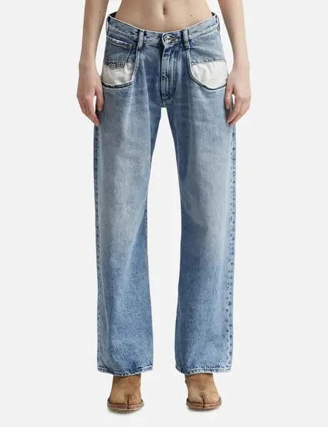 Maison Margiela Straight Jeans With Contrastinh Pockets