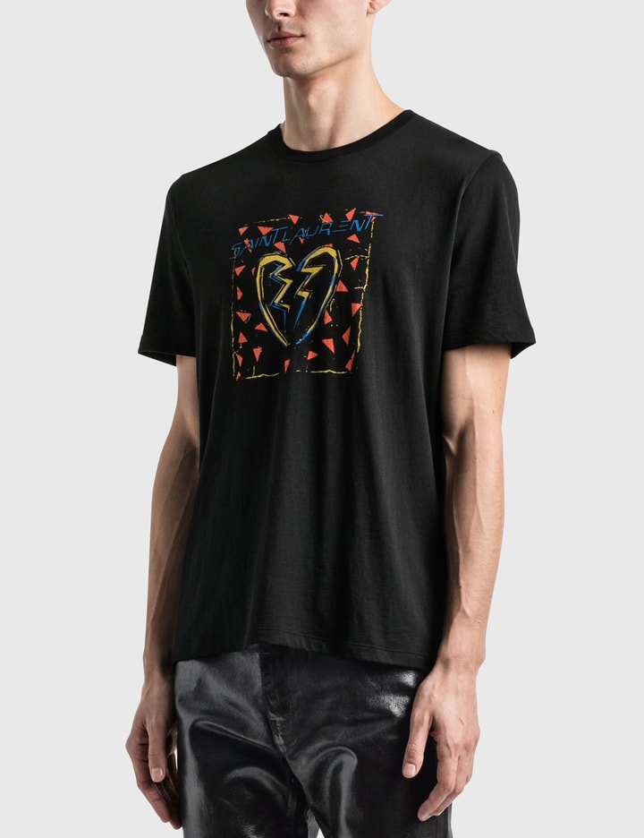 Saint Laurent Broken Heart Jacquard T-Shirt Placeholder Image