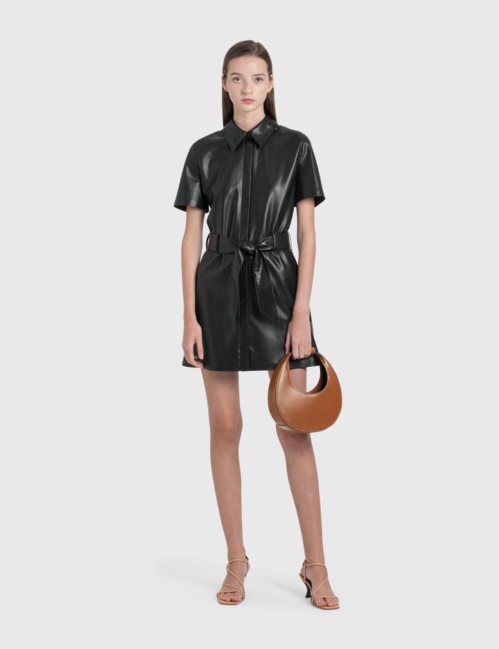 Halli Vegan Leather Mini Dress Placeholder Image