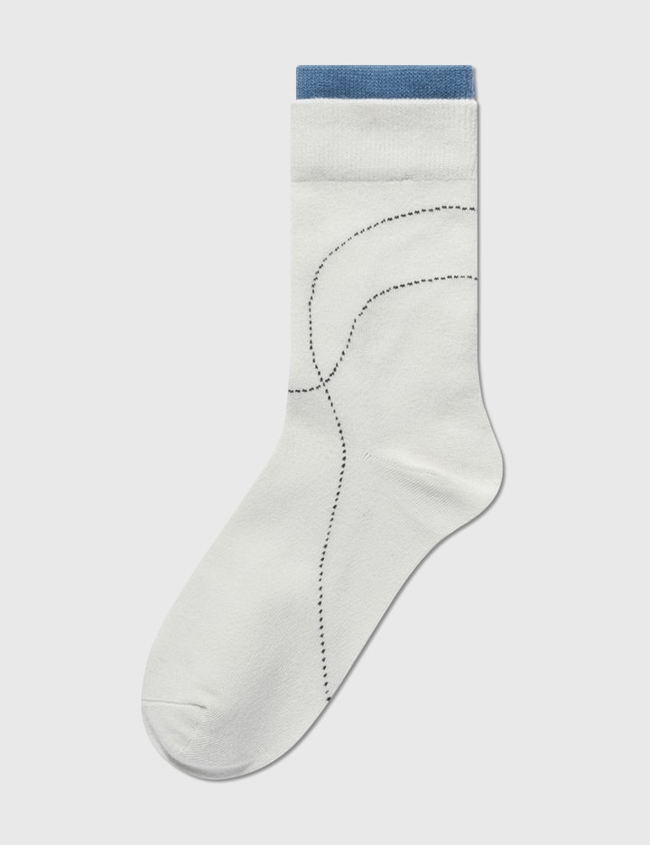 "Neonaissance" Double Cuffs Socks Placeholder Image
