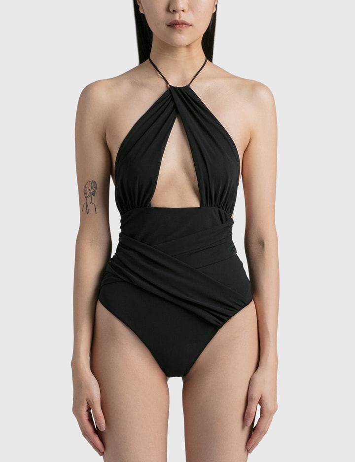 Halter One-Piece Swimsuit Placeholder Image