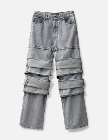 Y/PROJECT Multi Cuff Jeans