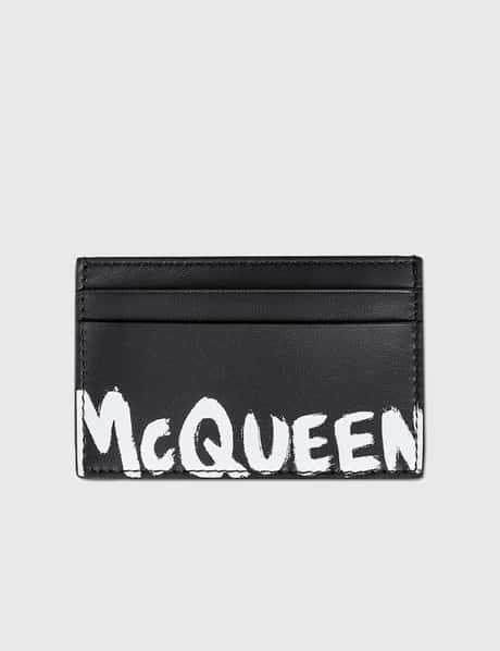 Alexander McQueen McQueen Graffiti Logo Card Holder