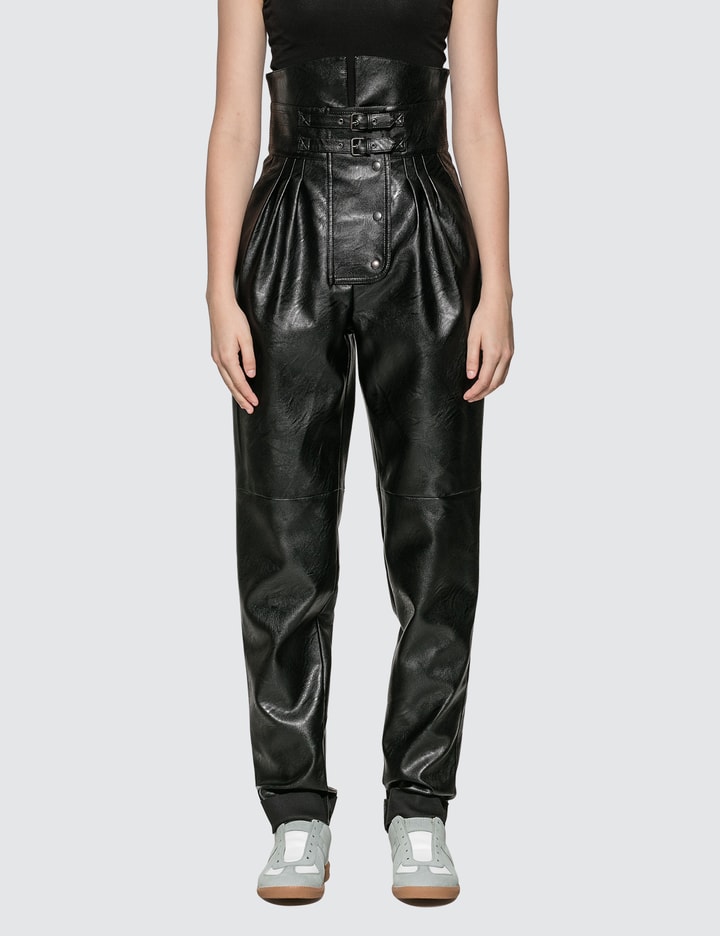 High Waisted Fux Leather Pants Placeholder Image