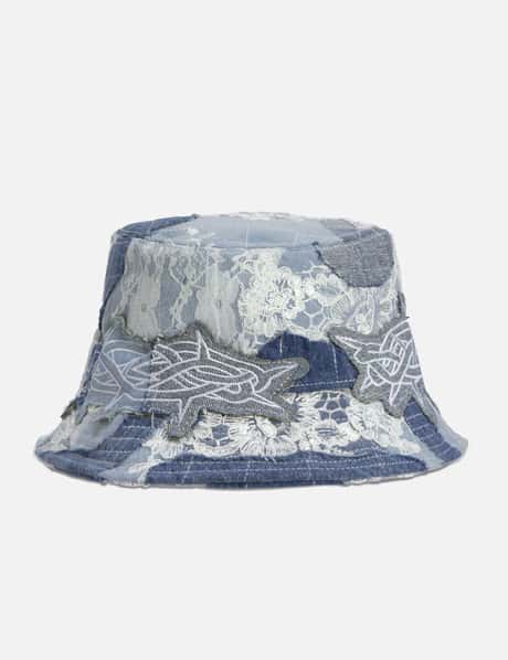 Who Decides War THORN WRAPPED GRID BUCKET HAT