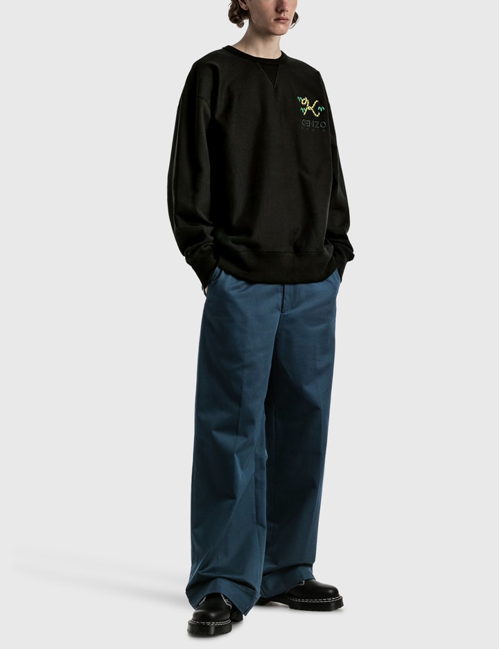 LONG WIDE-LEG TROUSERS Placeholder Image