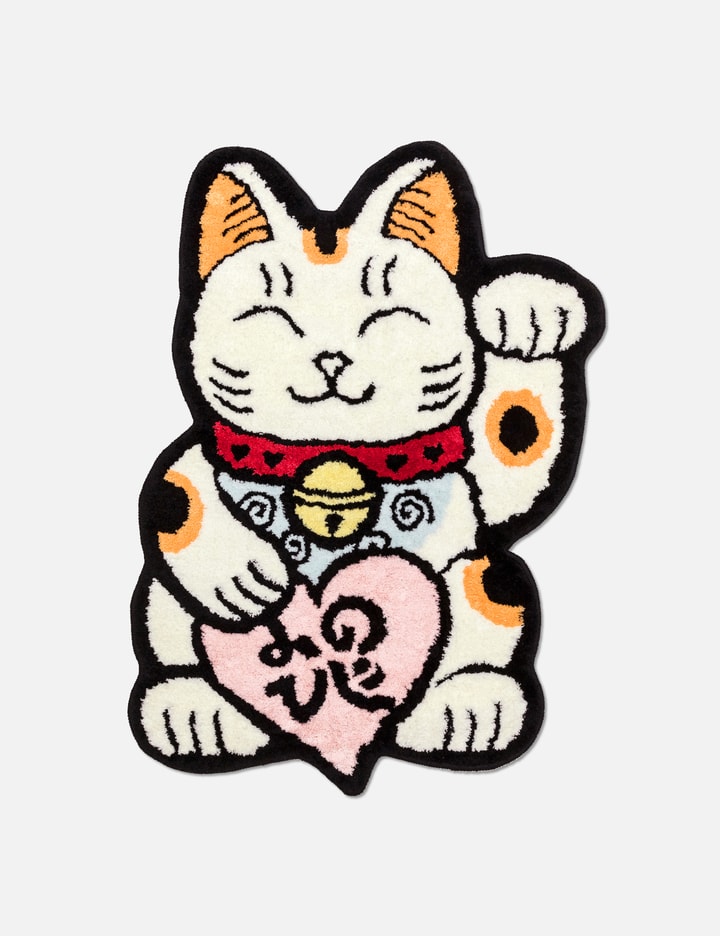 Small Valentines Mascot Lucky Cat Rug Placeholder Image