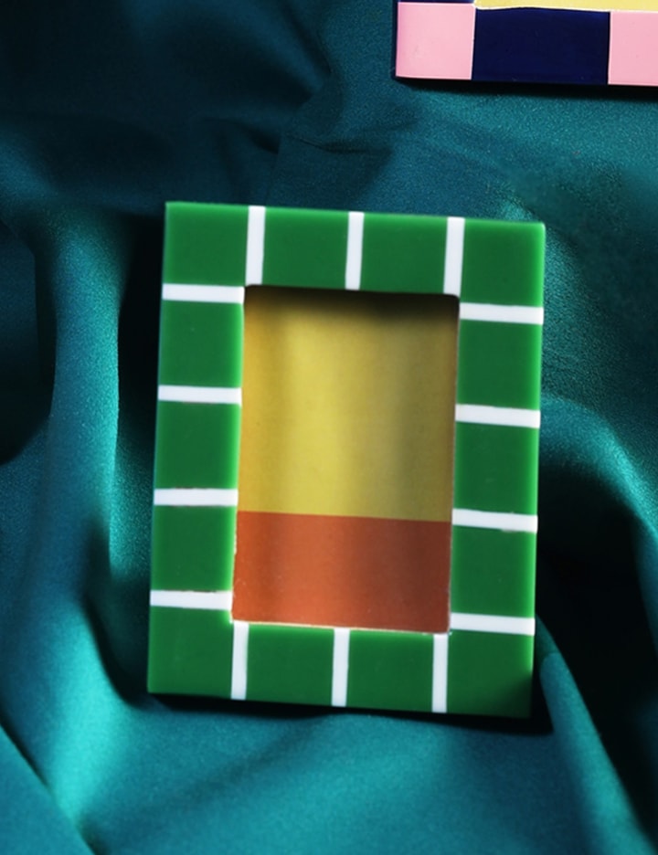 Green Check Rectangular Frame Placeholder Image