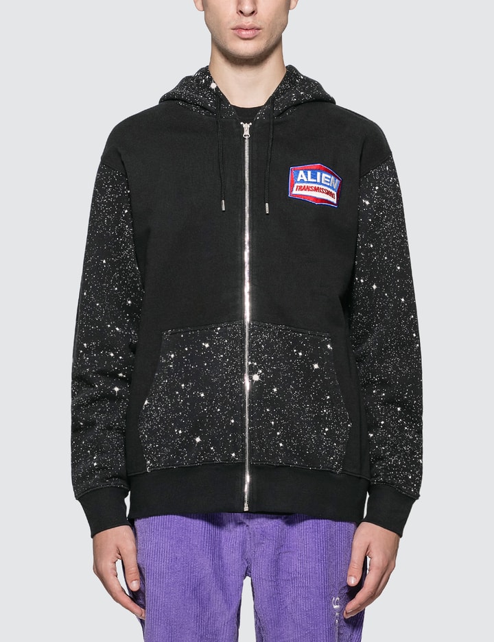 Alien Transmissions Universe Front Zip Sweater Placeholder Image