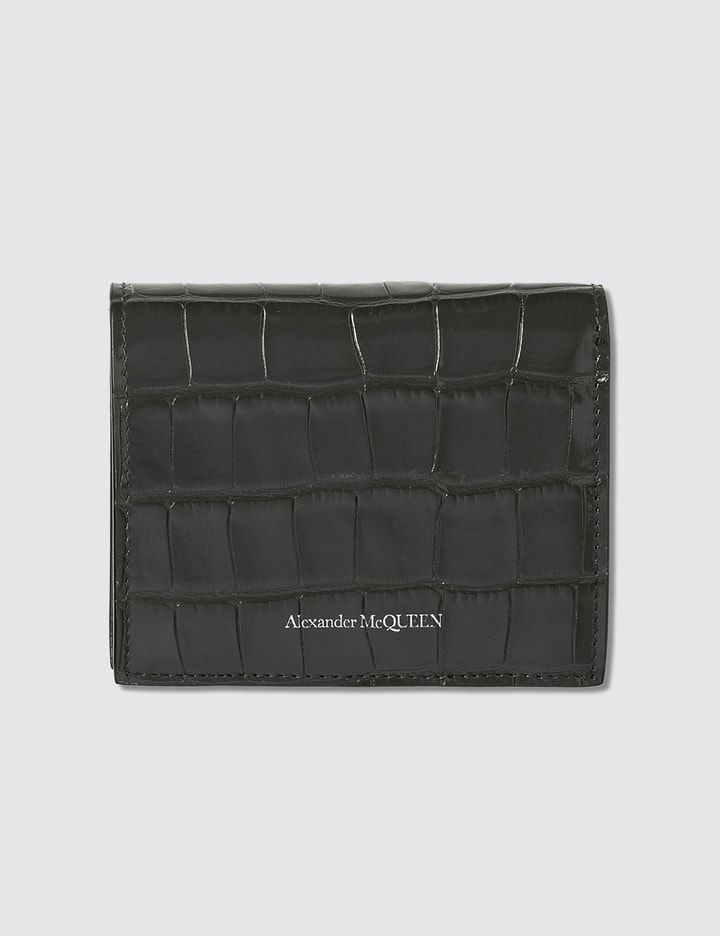 Extra Shiny Croc Embossed Folded Wallet Placeholder Image