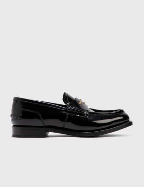 Alexander Wang CARTER LOGO LEATHER  LOAFERS