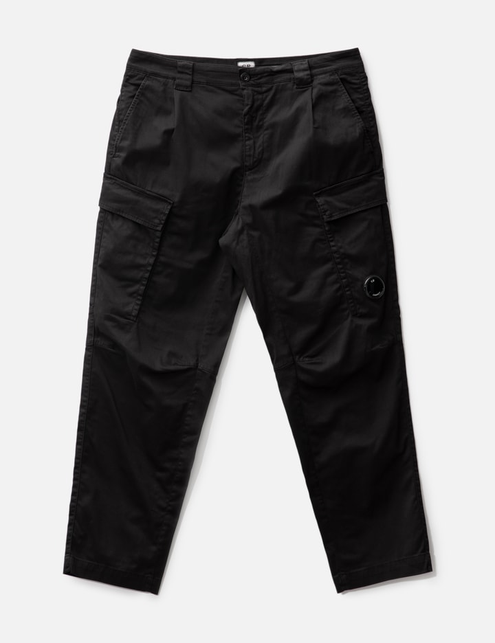 STRETCH SATEEN LOOSE CARGO PANTS Placeholder Image