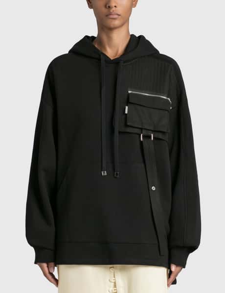 Private Policy Quilted Strap Hoodie