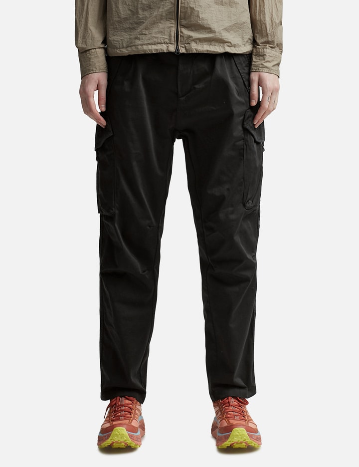 STRETCH SATEEN LOOSE FIT CARGO PANTS Placeholder Image