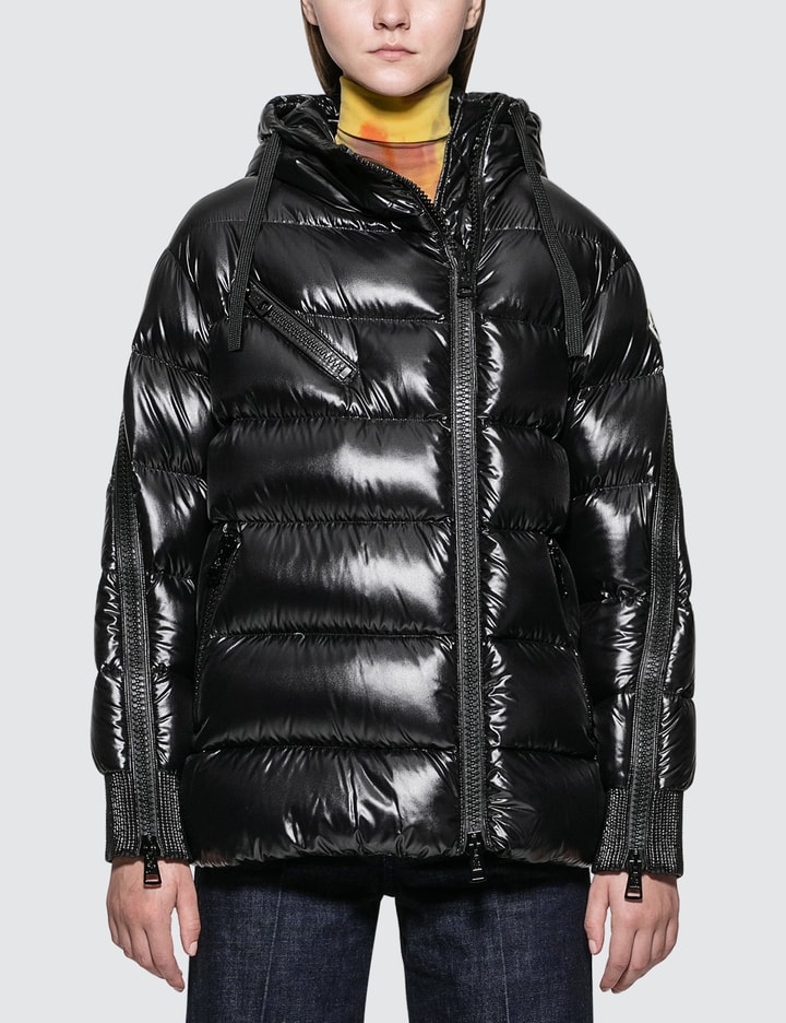 Down Jacket With Zipped Sleeves Placeholder Image