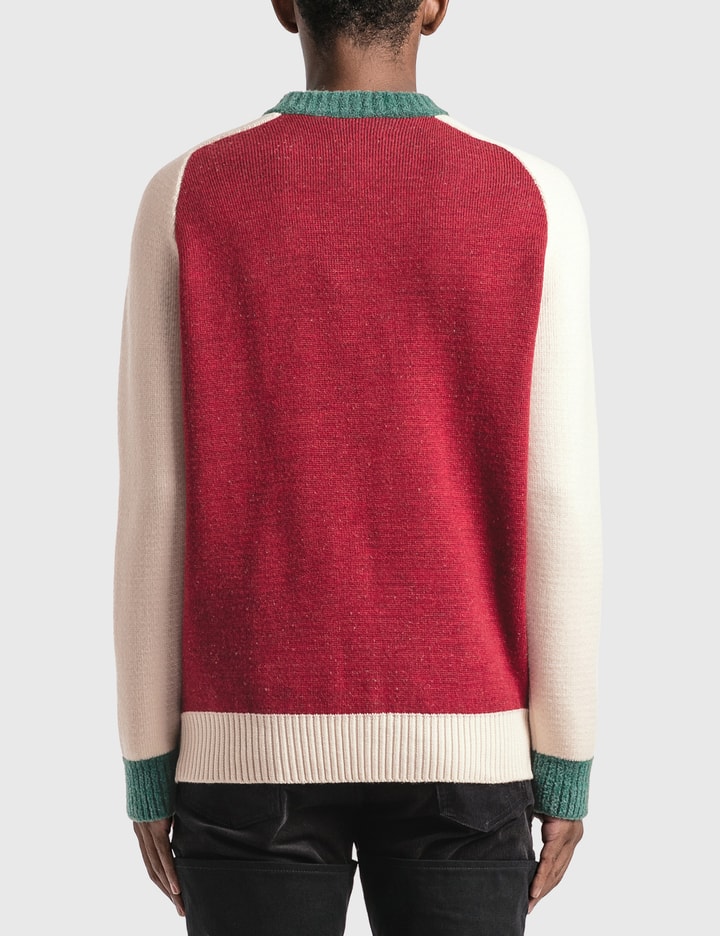 Intarsia Bordeaux Knitted Sweater Placeholder Image