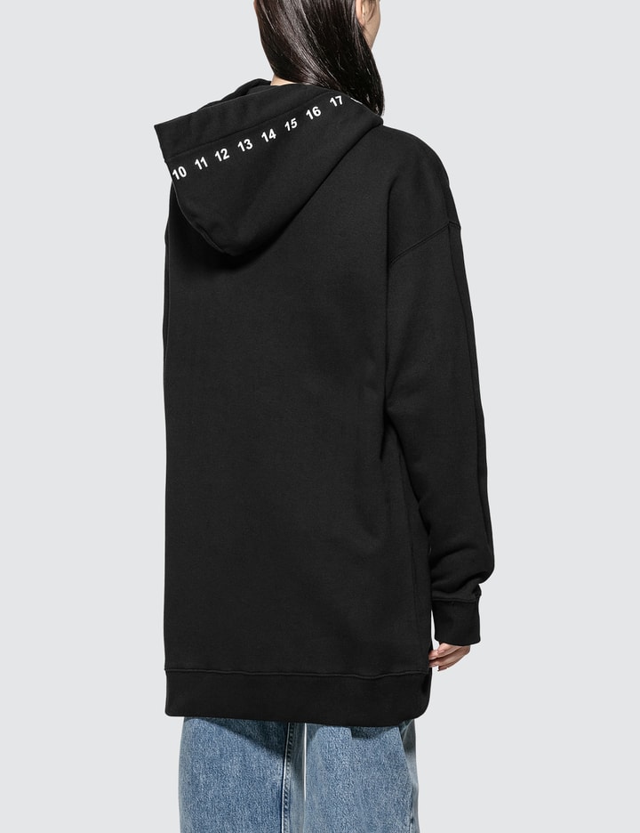 Oversized Fleece Hoodie With Number Print Placeholder Image